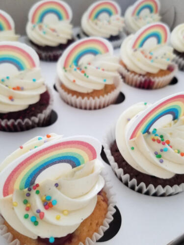 Światowy dzień LGBT cupcakes